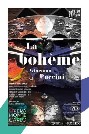 La bohème – Opéra de Monte Carlo's poster