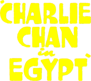 Charlie Chan in Egypt's poster