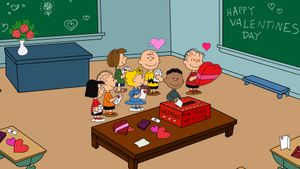 Be My Valentine, Charlie Brown's poster