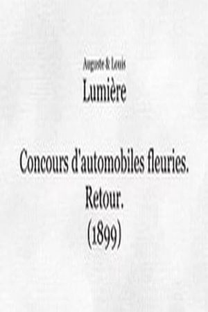 Festival of Paris 1899: Flowering Car Contest's poster