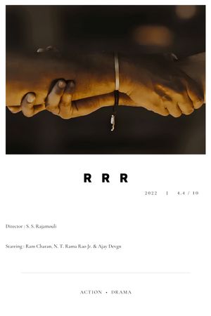 RRR's poster
