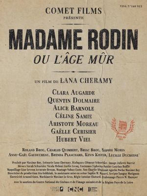 Mrs Rodin Or The Age Of Maturity's poster