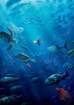 Finding Dory's poster