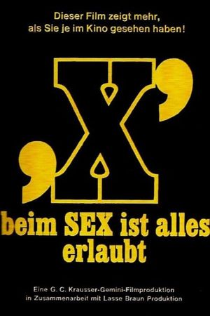 X - Beim Sex ist alles erlaubt's poster