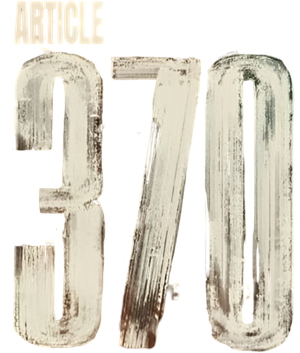 Article 370's poster