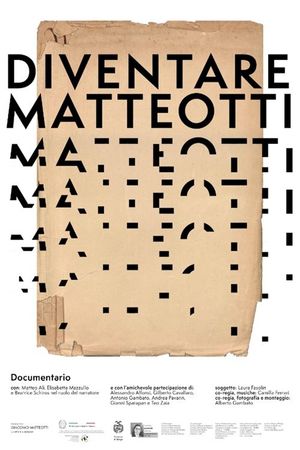 Diventare Matteotti's poster