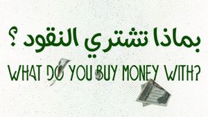 What do you buy money with?'s poster