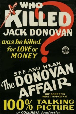 The Donovan Affair's poster