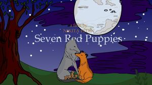 Seven Red Puppies's poster