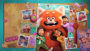 Turning Red's poster