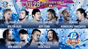 NJPW G1 Climax 34: Day 6's poster