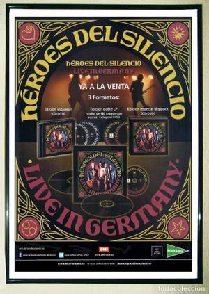 Heroes Del Silencio: Live In Germany's poster