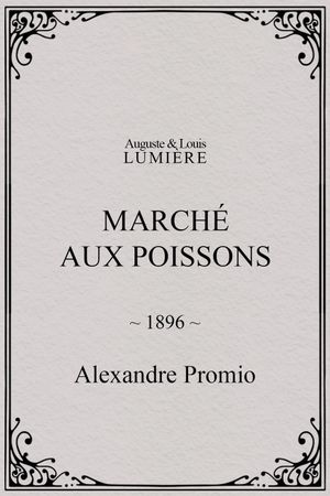Marché aux poissons's poster