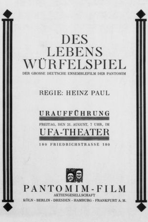 Des Lebens Würfelspiel's poster image