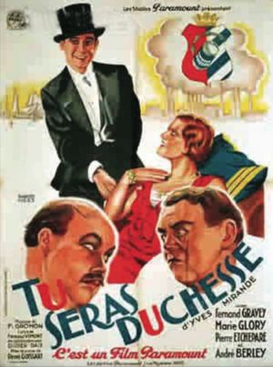 Tu seras Duchesse's poster