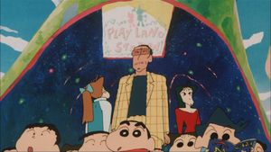 Kureyon Shin-chan: Hendârando no daibôken's poster