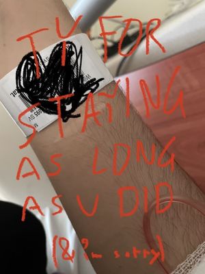ty for staying as long as u did's poster