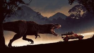 Jurassic Park's poster