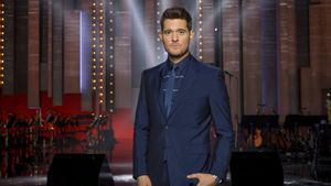 Michael Bublé at the BBC's poster