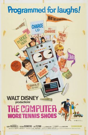 The Computer Wore Tennis Shoes's poster