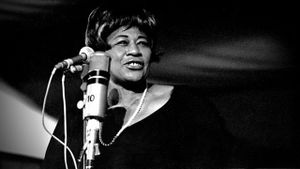 Ella Fitzgerald at the BBC's poster