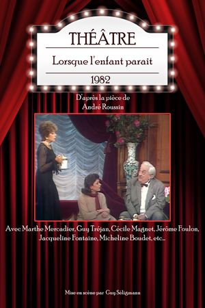 Lorsque l'enfant parait's poster