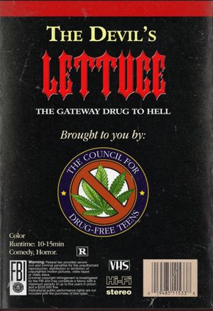 The Devil's Lettuce: A Cursed 90s PSA's poster