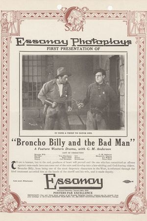 Broncho Billy and the Bad Man's poster