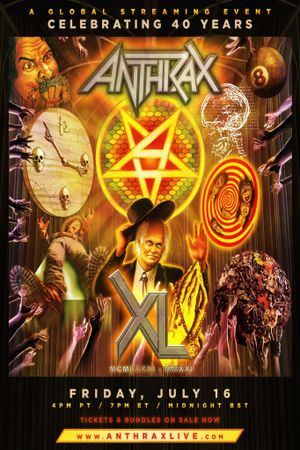 Anthrax: 40th Anniversary Livestream's poster