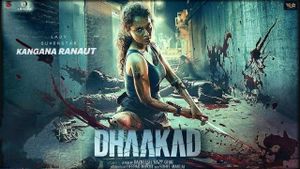 Dhaakad's poster