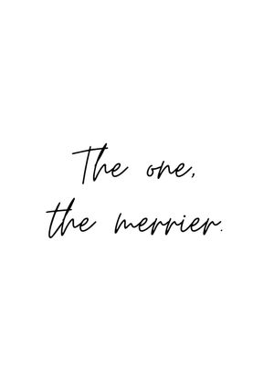 The One, The Merrier's poster