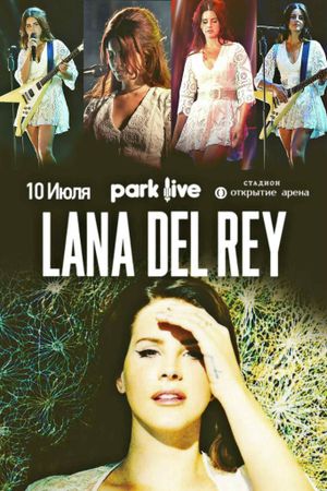 Lana Del Rey park live Moscow's poster