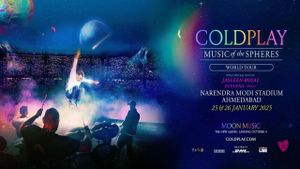 Coldplay: Music Of The Spheres World Tour - Live at Narendra Modi Stadium/India's poster