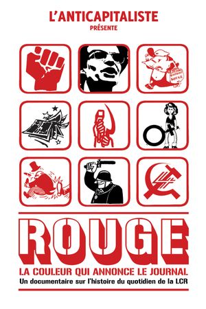Rouge, la couleur qui annonce le journal's poster