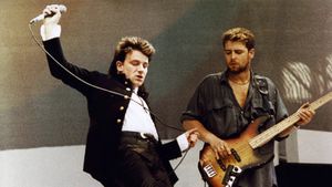 U2 at Live Aid's poster