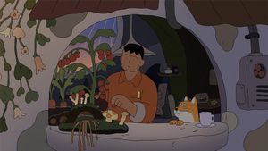 A Small Garden By the Window's poster
