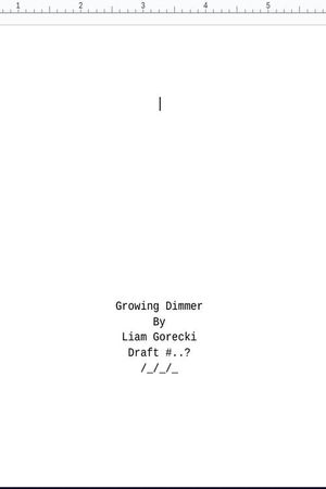 Growing Dimmer's poster