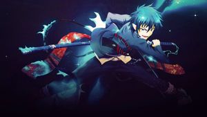 Blue Exorcist: The Movie's poster