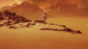 The Martian's poster