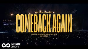 INFINITE CONCERT 'COMEBACK AGAIN''s poster