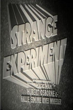 Strange Experiment's poster