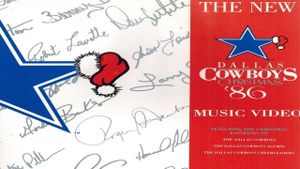 The New Dallas Cowboys Christmas '86 Music Video's poster