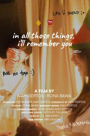 In All Those Things I'll Remember You's poster