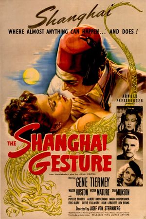 The Shanghai Gesture's poster