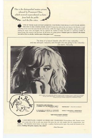 Loves of a Blonde's poster