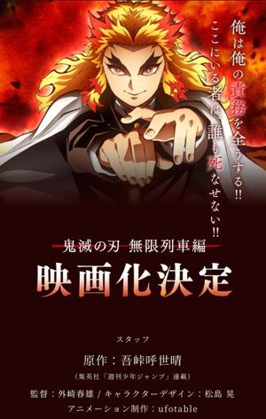 Demon Slayer: Kimetsu no Yaiba - The Movie: Mugen Train's poster