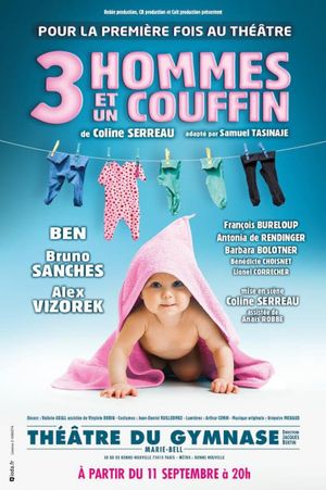 3 hommes et un couffin's poster