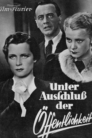 Unter Ausschluß der Öffentlichkeit's poster