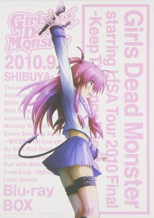 Girls Dead Monster starring LiSA Tour 2010- Keep The Angel Beats!'s poster