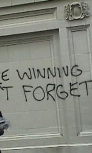 We are winning don't forget's poster